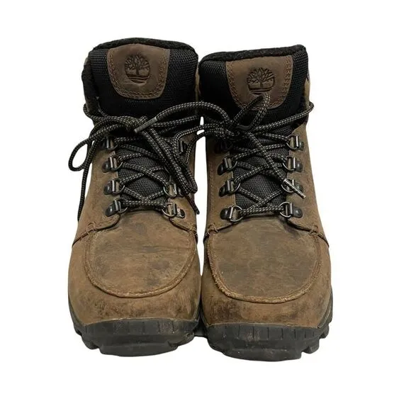 TIMBERLAND Men’s Snowblades Waterproof Lined Winter Chukka Boots Rebotl Brown 8
