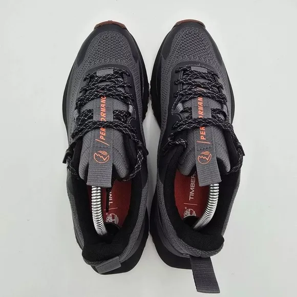 Timberland Motion Access Low Hiking Sneakers Men's Size 8 Grey Knit Lace Up
