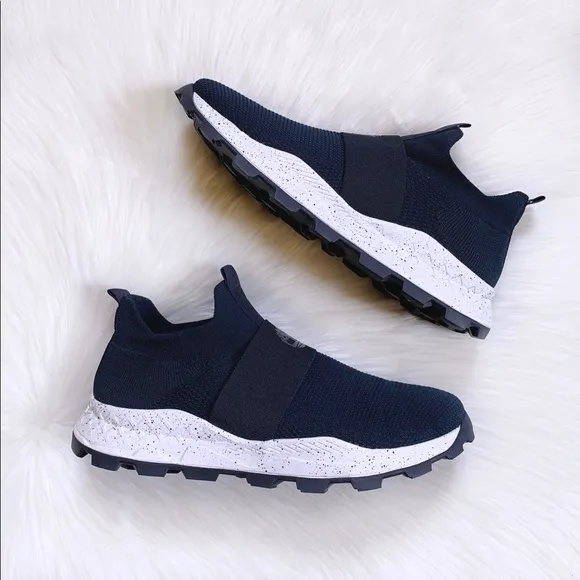Timberland Navy Knit Brooklyn Oxford Sneakers