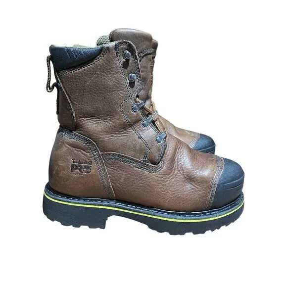 Timberland Pro Boots Mens 7 Brown Bannack Alloy Safety Toe EH Heat Resistant
