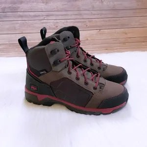 Timberland PRO Men’s Payload 6 Inch Steel Toe Brown Work Boots