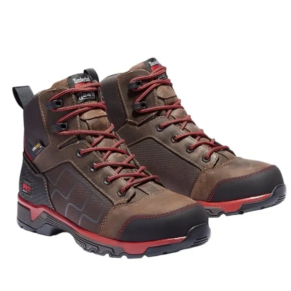 Timberland PRO Men’s Payload 6 Inch Steel Toe Brown Work Boots
