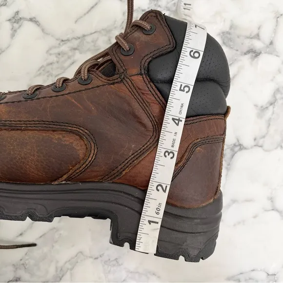 Timberland PRO Men's Titan 6 Inch Alloy Safety Toe Leather Work Boots Size 8