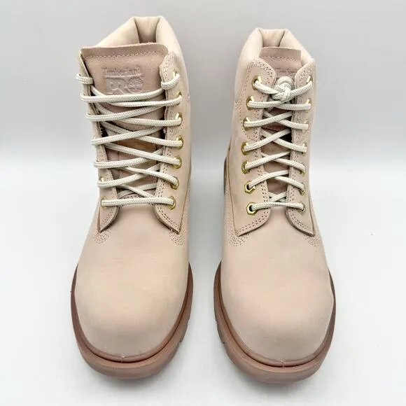 Timberland Pro Sawhorse 6&quot; Work Boot Mens 6.5 M Womens 7.5 Pink CT WP NIB