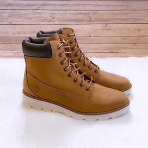Timberland Women’s Keeley Field 6 Inch Lace Up Wheat Boots
