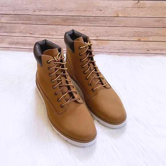 Timberland Women’s Keeley Field 6 Inch Lace Up Wheat Boots