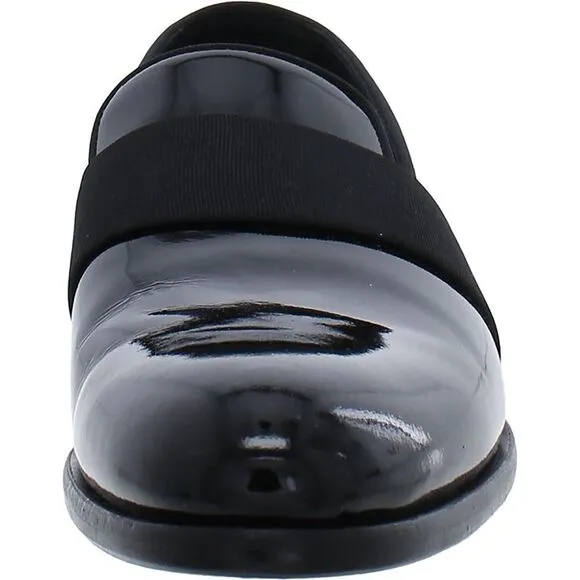 To Boot New York Mens Perry Black Patent Leather Slip On Formal Loafers NWOB