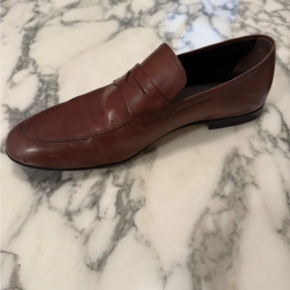 Tod's Brown Leather Loafers Men 6.5 UK