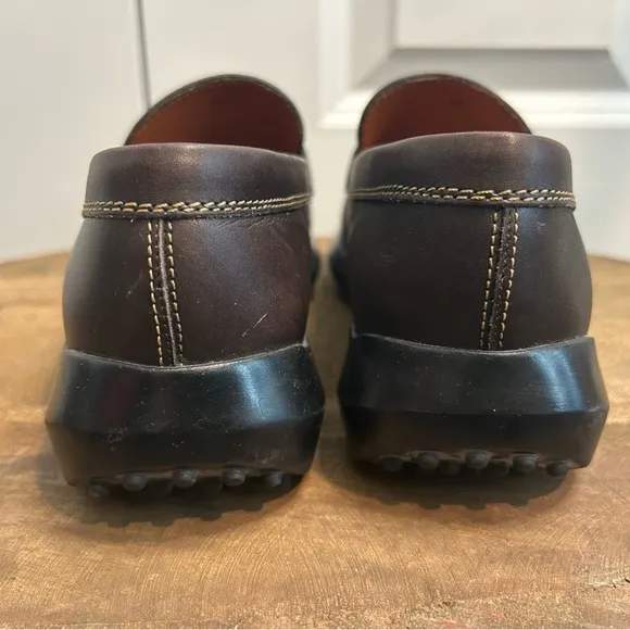 TOD’S Brown Leather Penny Loafers | Women’s Size 5.5