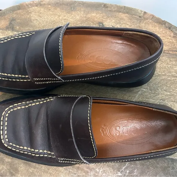 TOD’S Brown Leather Penny Loafers | Women’s Size 5.5