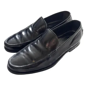 Tod's Men's US 8 Luxury Patent Leather Slip On Loafer Dress Shoes UK 7 Black