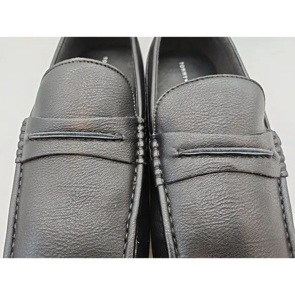 Tommy Hilfiger Ardwin Slip On Loafers Black Leather Men's Size 11.5 New In Box