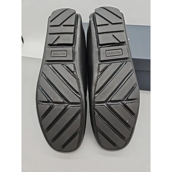 Tommy Hilfiger Ardwin Slip On Loafers Black Leather Men's Size 11.5 New In Box