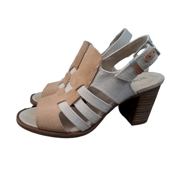 Toms Majorca woven sandals size 9