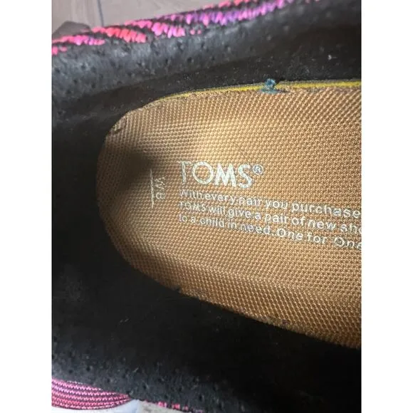 TOMS Women's Del Rey knit dark purple lace up sneakers 💸BOGO🎉