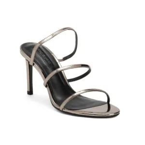 TONY BIANCO Gunmetal Magic Heeled Sandals