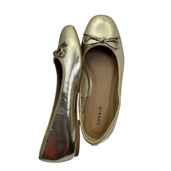 Torrid Shoes Ballet Shoes Ballet Flats Slip On Shoes Bow Ballet Flats 11.5 W