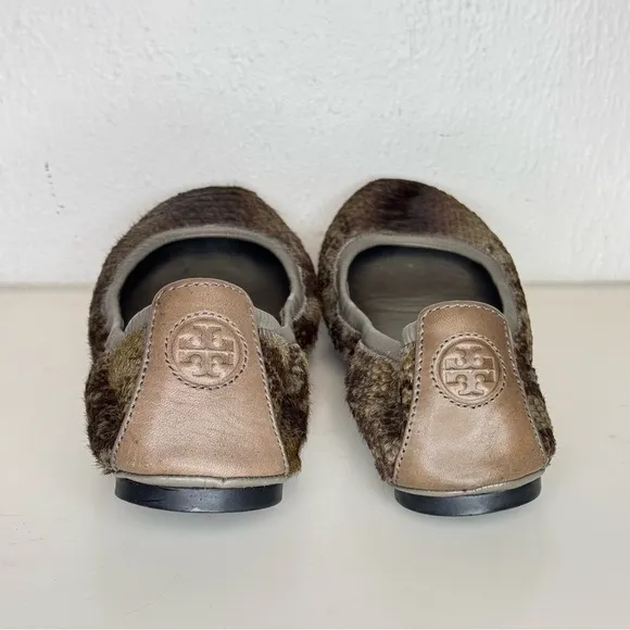 Tory Burch Calf Hair Fur Ballet Flats Women’s Size 8