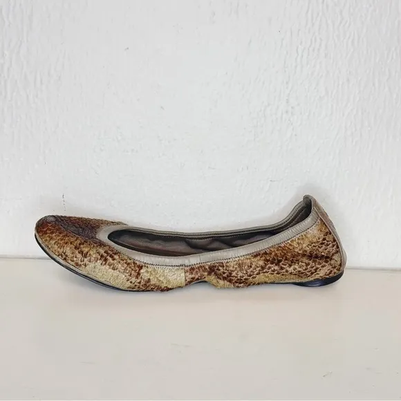Tory Burch Calf Hair Fur Ballet Flats Women’s Size 8