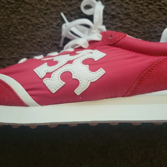 Tory Burch Red Destiny Trainer NWOB
