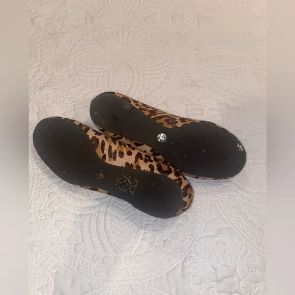Tory Burch women’s faux leopard hair ballet flats