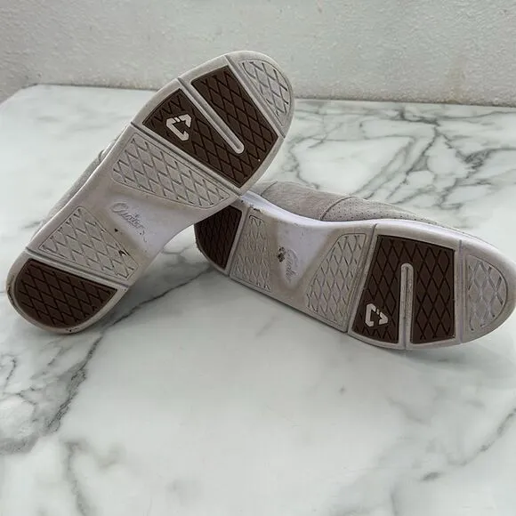 Travis Mathew Cuater Heather Gray Knit Suede Sneaker