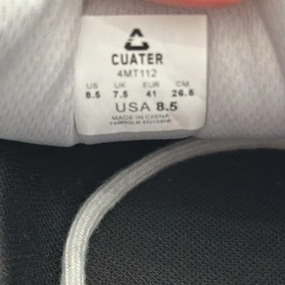 Travis Mathew Cuater Heather Gray Knit Suede Sneaker