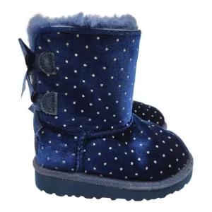UGG Australia Bailey Bow Starlight Navy Boots Toddler Baby Size 7