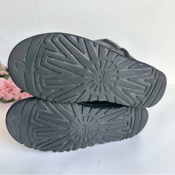 UGG Australia Classic Short Cosmos Sequins Black Boots