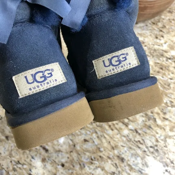 UGG Bailey Bow II Water-Resistant Boots in Blue 7