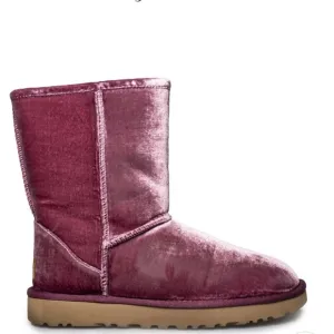 UGG | Classic Short II Velvet Bougainvillea Boots
