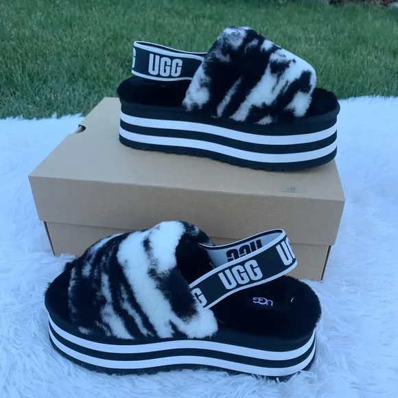 UGG Disco Platform Marble Slides