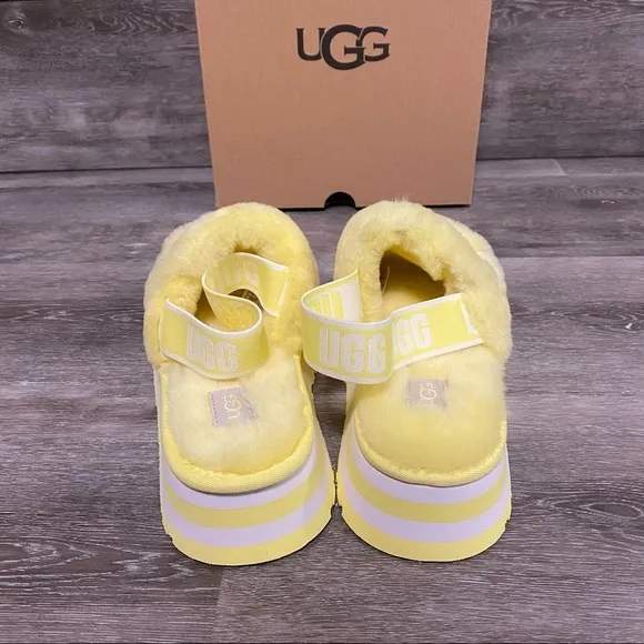 UGG | Disco Slides In Margarita Yellow New In Box Size 8