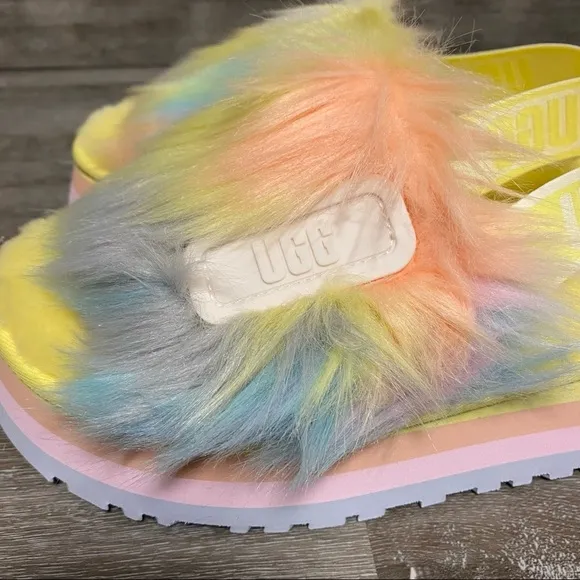 UGG |  Disco Tie Dye Slides Slippers Margarita Size 8