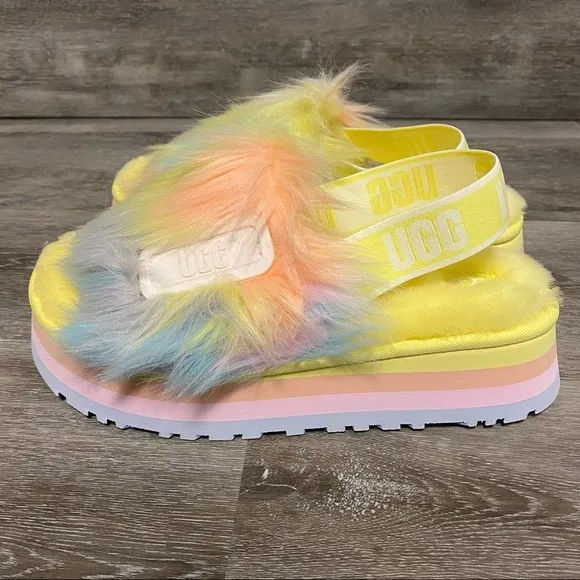UGG |  Disco Tie Dye Slides Slippers Margarita Size 8