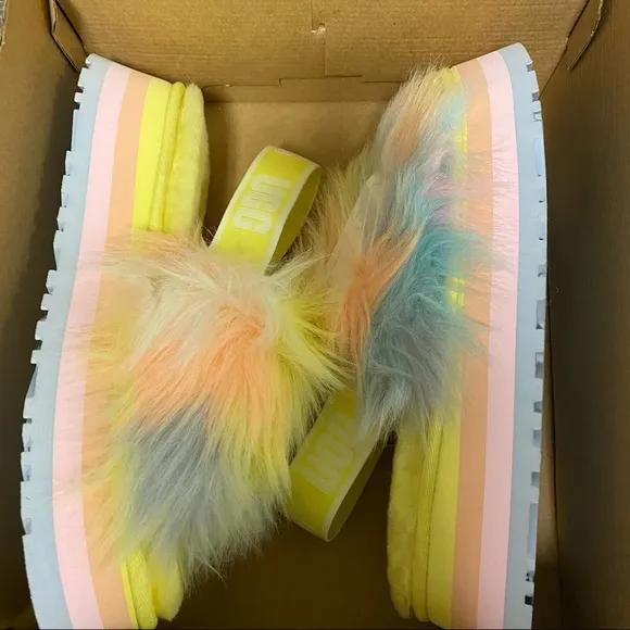 UGG |  Disco Tie Dye Slides Slippers Margarita Size 8