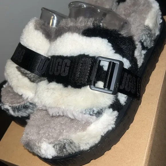 UGG furry slides. 7