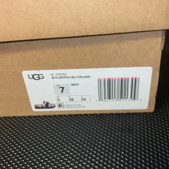 UGG furry slides. 7