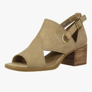 UGG Kaiah Suede Heeled Sandals in amphora
