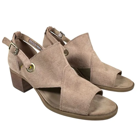 UGG Kaiah Suede Heeled Sandals in amphora
