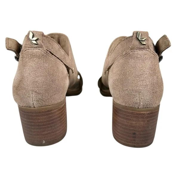 UGG Kaiah Suede Heeled Sandals in amphora
