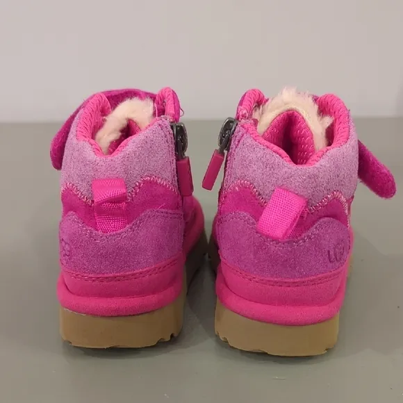 UGG Kids Pink Boots Highland Hi Heritage size 7