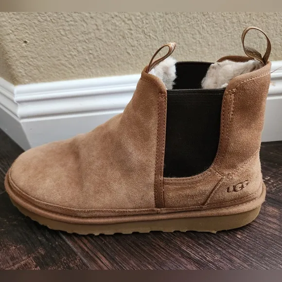 UGG Neumel Chelsea Men's Classic Boots Chestnut Brown Size 13 USED CONDITION