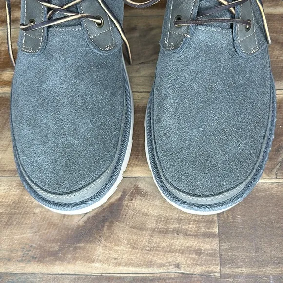 Ugg Neumel Unlined Gray Leather Chukka Boot Mens Size 9