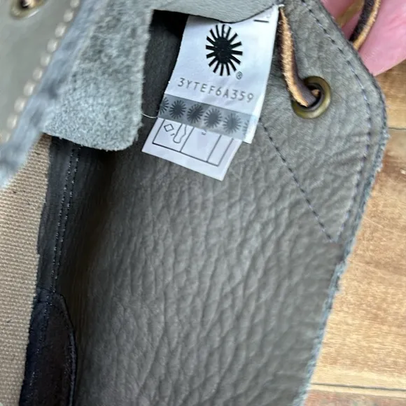 Ugg Neumel Unlined Gray Leather Chukka Boot Mens Size 9