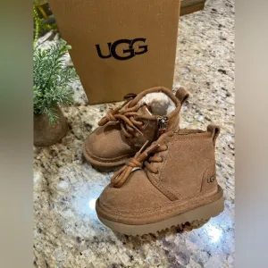 UGG Toddler Neumel II Chucka Brown Boots 6