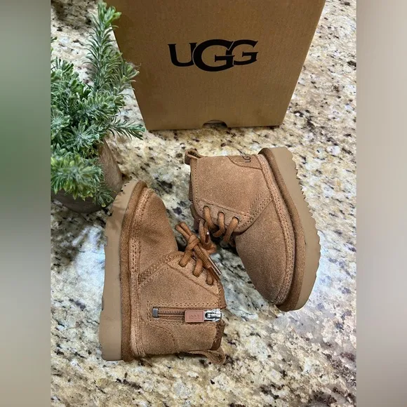 UGG Toddler Neumel II Chucka Brown Boots 6