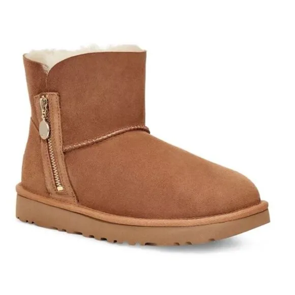 UGG® Women's Bailey Zip Shearling Lined Mini Boots