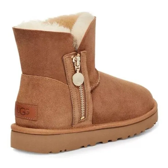 UGG® Women's Bailey Zip Shearling Lined Mini Boots
