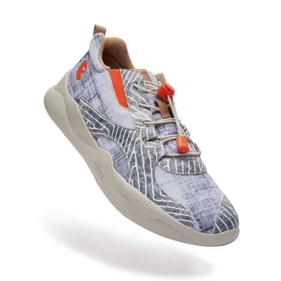 UIN men's Fashion Sneakers Walking Casual Shoes (Fading-Grey Mijas) No Box